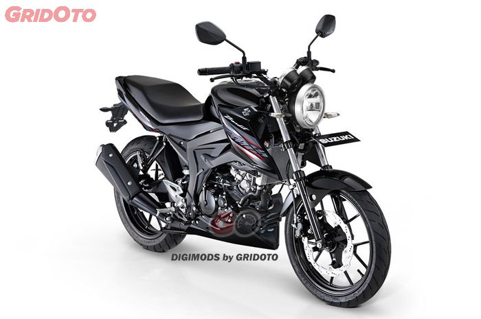 Suzuki GSX-150 Bandit dengan lampu bulat