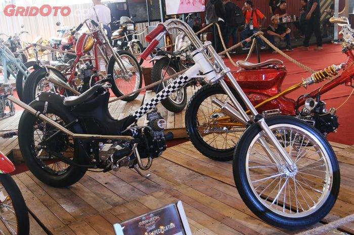 Modifikasi Honda Prima Choppy Cub Skinny Choppers