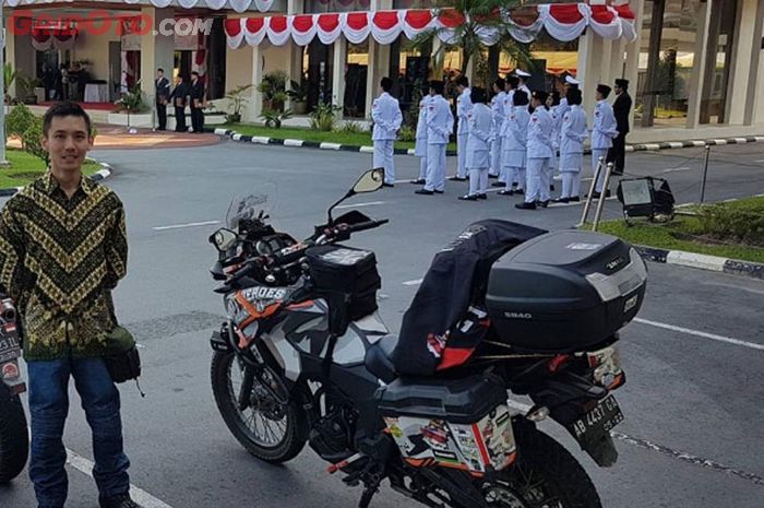 Riyanto Tanjung, turing dari Cilacap, Jawa Tengah sampai ke Brunei Darussalam