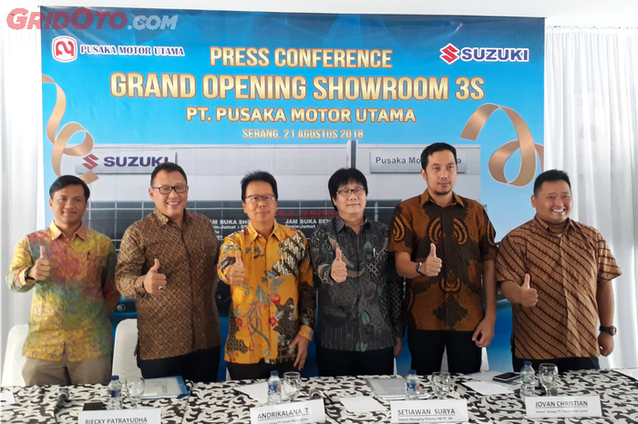 Press Conference Grand Opening Showroom Suzuki 3S di Kota Serang, Banten