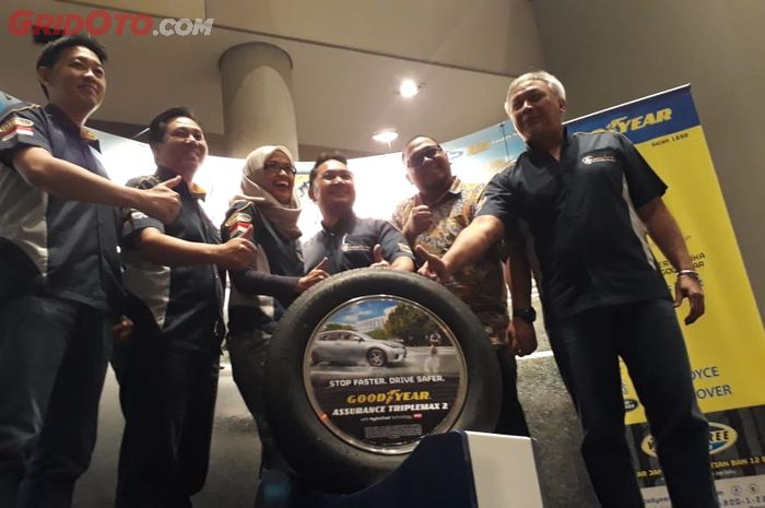Peluncuran ban  terbaru dari PT Goodyear Indonesia, Assurance TripleMax 2