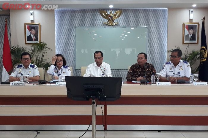 Kementerian Perhubungan adakan acara jumpa pers Penanganan dan Proses Rekonstruksi Infrastruktur Transportasi Pasca Bencana Alam di Palu dan Donggala