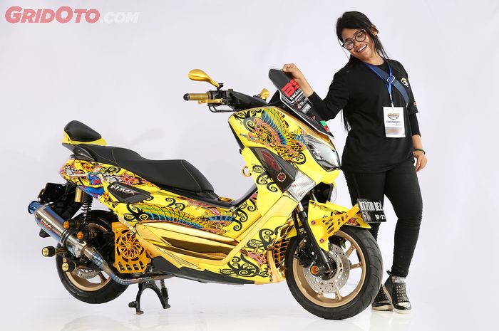Yamaha NMAX Bertema Dayak Customaxi Yamaha 2018 Balikpapan