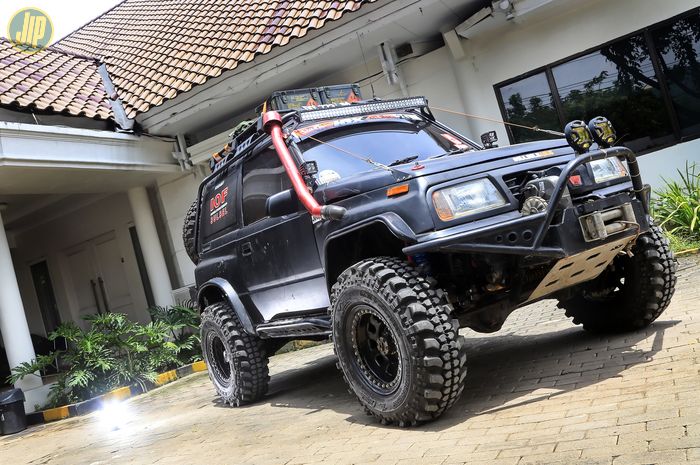 Modifikasi Suzuki Vitara SWB, Barang Langka Tega Ceburin Lumpur