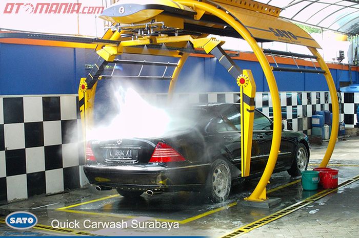 Sato car wash robotic buatan Indonesia