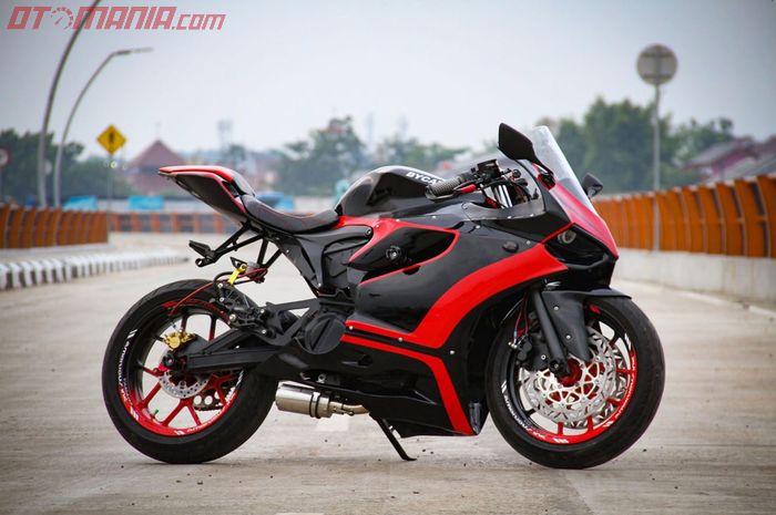 Modifikasi Yamaha Byson ala Ducati Panigale DJ Custom