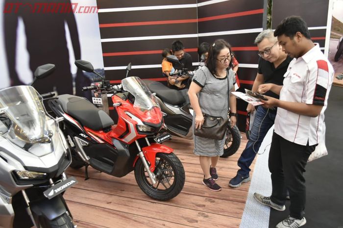 Acara launching Skuto Honda ADV150 di Summarecon Mall Serpong, Sabtu (31/08).