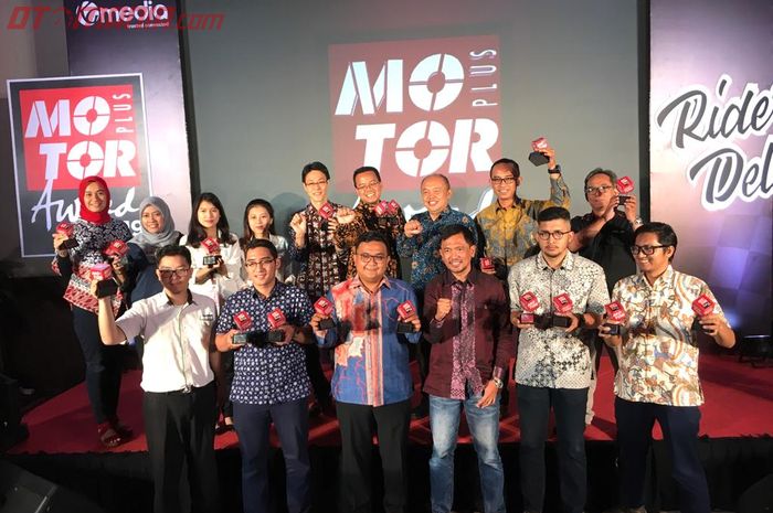 Para pemenang MOTOR Plus Award 2019 yang digelar di markas MOTOR Plus-online.com, Jakarta Barat (8/10/2019)