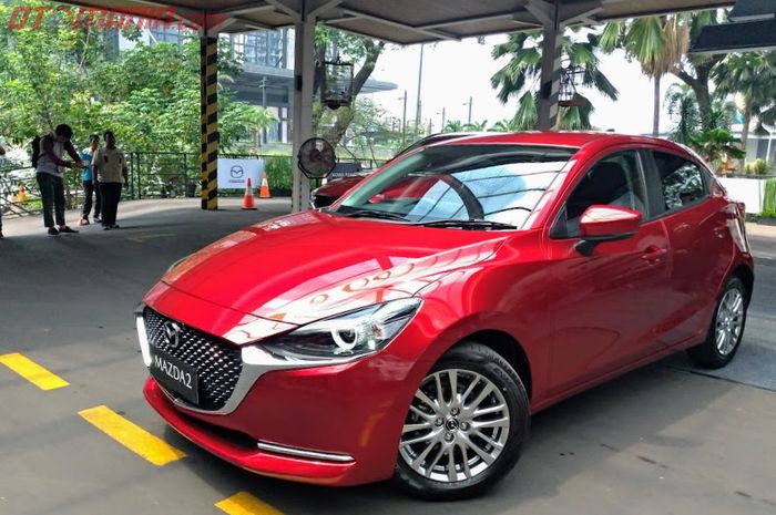 Tampilan baru Mazda2 facelift.