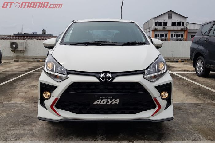 Tampak Depan Toyota New Agya TRD Sportivo