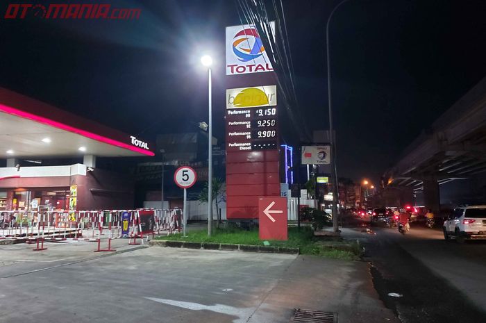 SPBU Total di Kalimalang, Bekasi