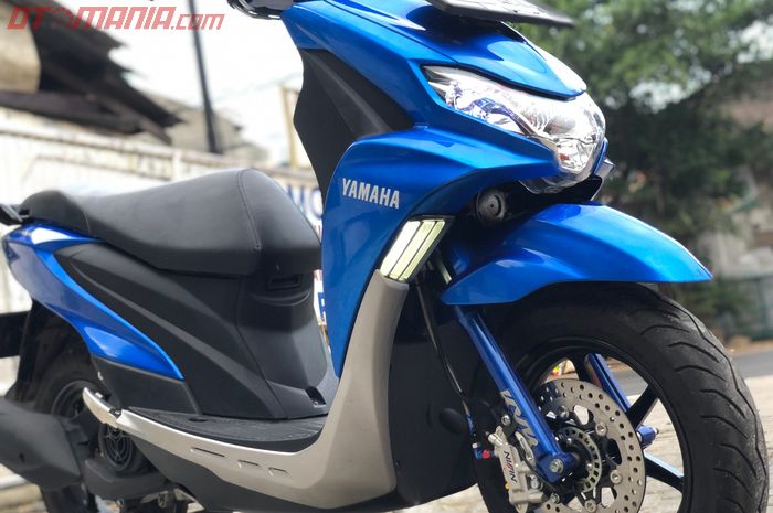 Sein Yamaha FreeGo lebih keren, sudah LED dan ada DRL nya