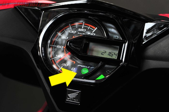Eco Indicator di Honda BeAT ternyata bisa menyala terang dan redup