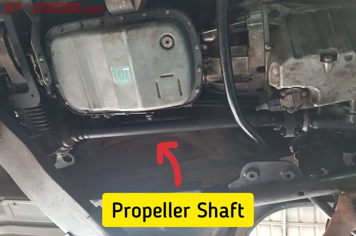 Propeller shaft di BMW X5