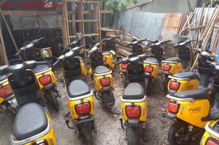 Puluhan unit MIGO E-bike yang berhasil diselamatkan