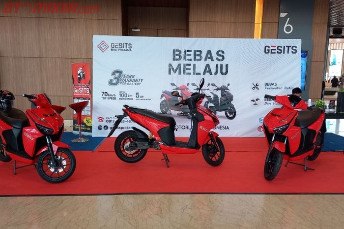 Ilustrasi motor listrik Gesits