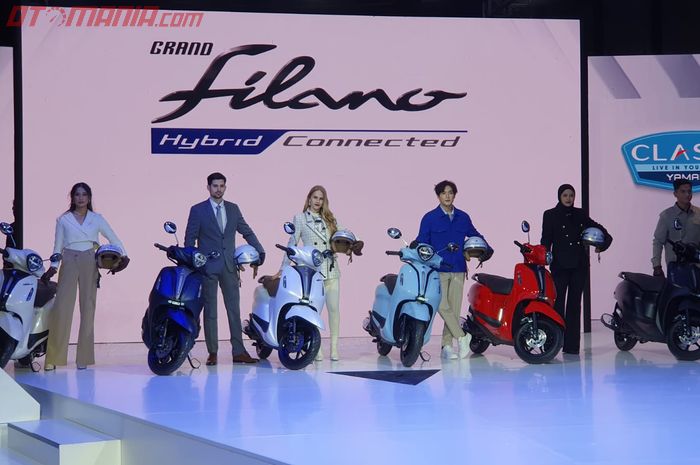 Yamaha Grand Filano Hybrid Connected resmi hadir di Indonesia
