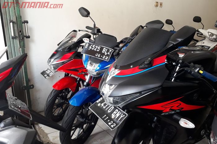 Ilustrasi motor bekas Suzuki GSX-R150 dan GSX-S150 