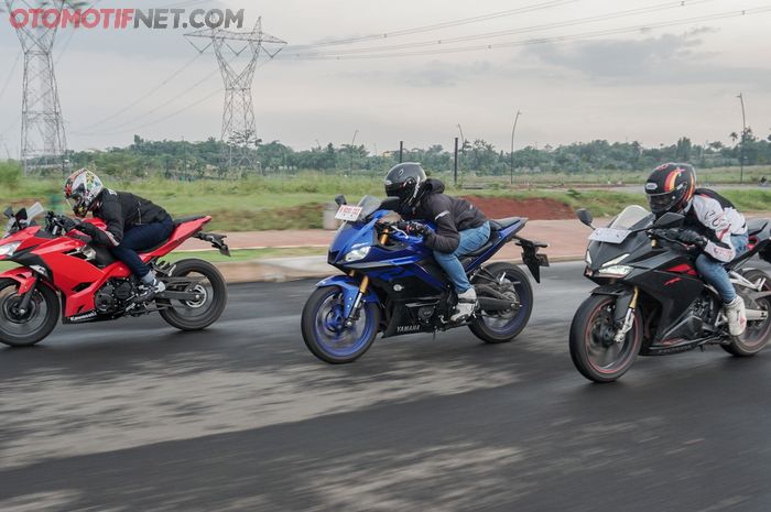 Komparasi New Yamaha R25, New Kawasaki Ninja 250, Honda CBR250RR