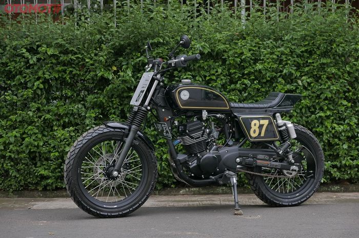  Kawasaki W175 2018 Bubur Ayam Flat Track 