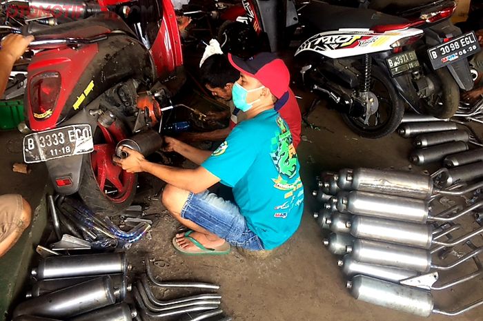 Knalpot bobokan dari WRC asli purbalingga