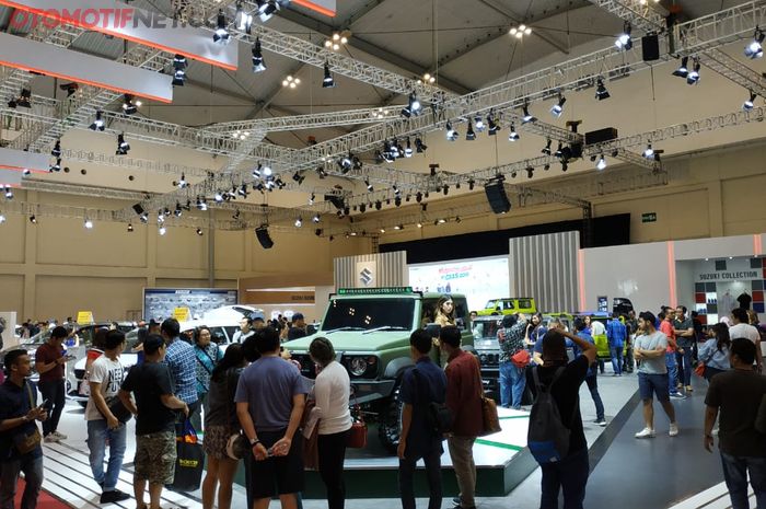 Suasana booth Suzuki di GIIAS 2019.