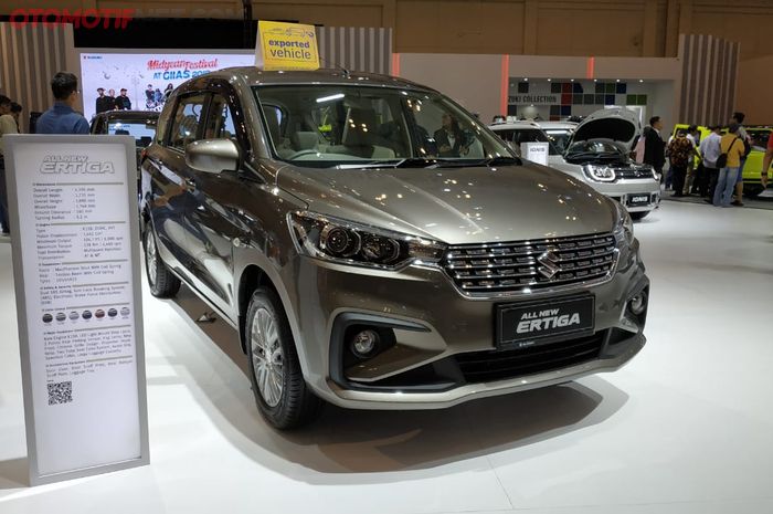 Suzuki All New Ertiga yang dipamerkan di ajang GIIAS 2019.
