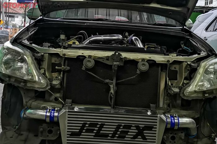 Intercooler Flex terpasang di Kijang Innova diesel
