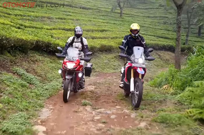 Honda CRF250 Rally dan Kawasaki Versys-X 250