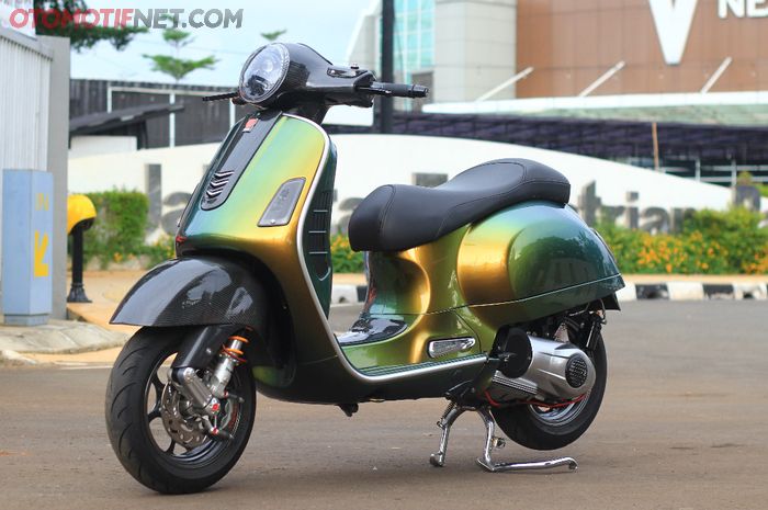 Modifikasi Vespa GTS150 beraliran good looking