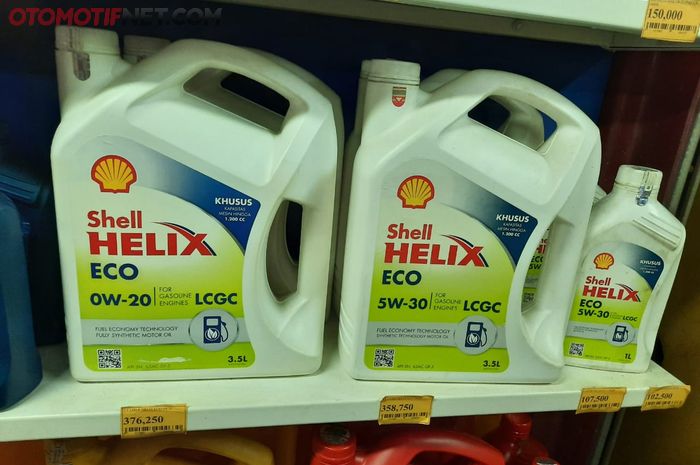 Shell Helix Eco oli mesin untuk mobil LCGC
