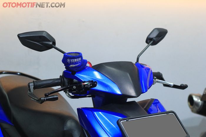 Yamaha FreeGo pasang lever guard Kabon, lebih safety dan stylish