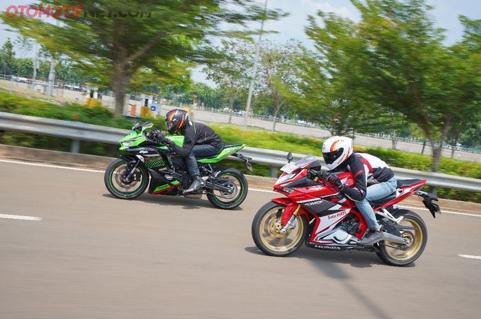 Honda CBR250RR SP dan Kawasaki Ninja ZX-25R punya riding position yang berbeda