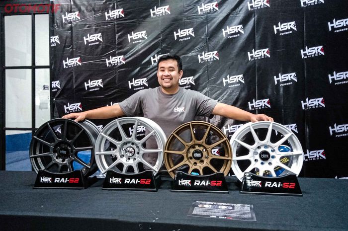 Akbar Rais di peluncuran pelek terbaru HSR Wheel