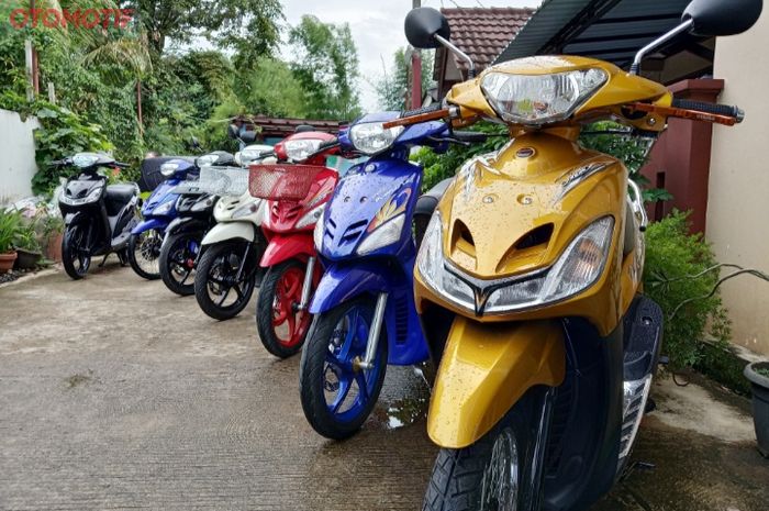 Yamaha Mio Sporty dan Smile hasil restorasi Mionizer