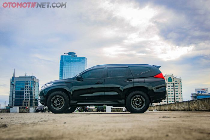 Modifikasi Pajero Sport suskes tampil lebih jangkung