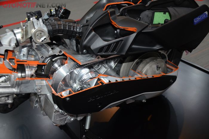 CVT mesin eSP+ Honda PCX 160 total baru, rollernya 19 gr