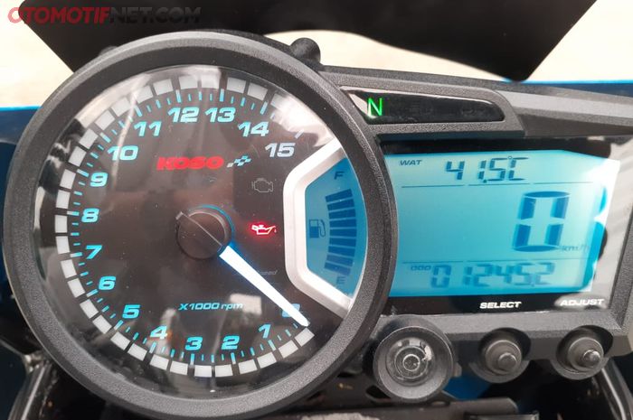 Speedometer Kawasaki Ninja RR diganti Koso RX2 digital