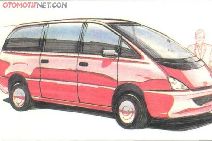 Gambaran mobil nasional Bakrie B-97.