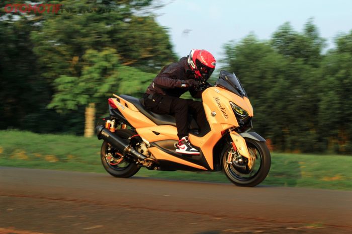 Yamaha XMAX Yoga Ningrat jadi 344 cc untuk riset bengkel miliknya, Yoga Motoshop