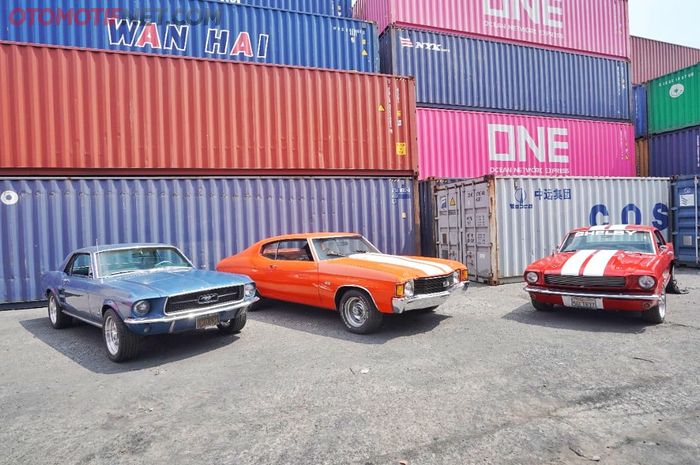 Tiga muscle car yang bakal dilelang Bea Cukai Tanjung Priok