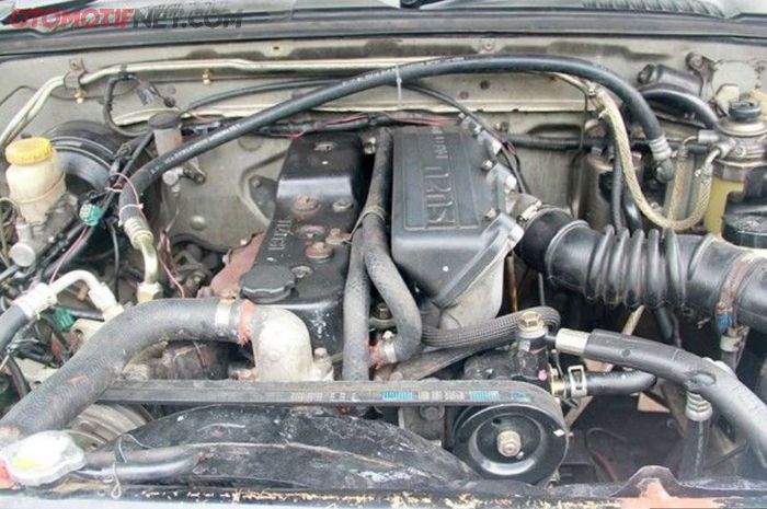 Ilustrasi mesin diesel konvensional terdengar kasar