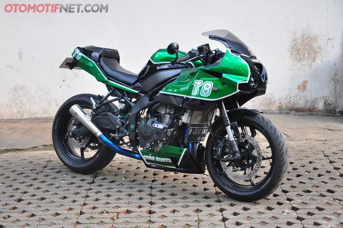 Kawasaki Ninja ZX-25R karya SAC berkonsep neo sport cafe