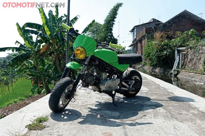 Pocket Bike minta dirombak ala scrambler