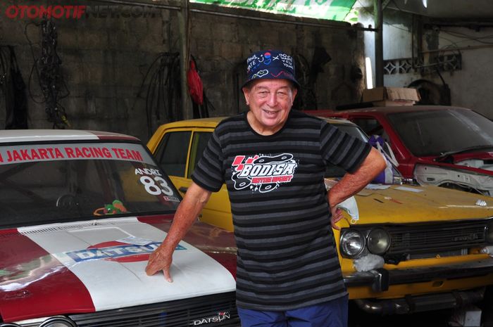 Di umur 77 tahun, Toddy Andries masih fit dan tidak jauh-jauh dari dunia balap 