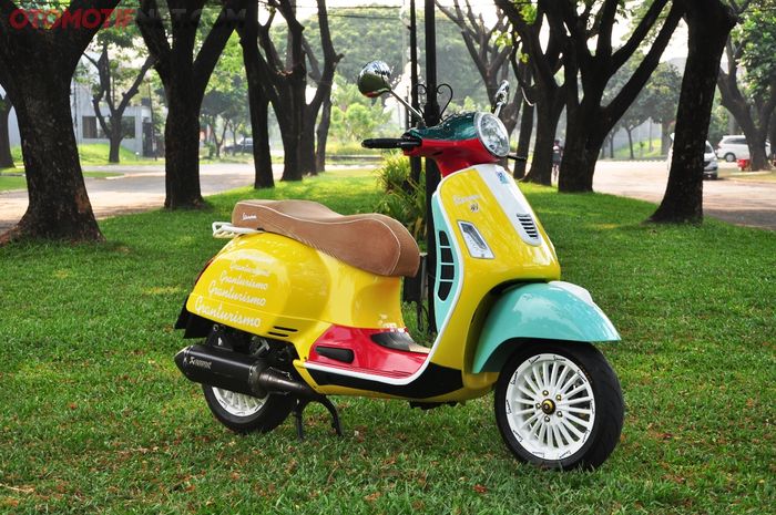 Modifikasi Vespa GTS 250 ala seri Sean Wotherspoon