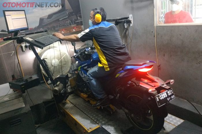 Saat ngedyno Suzuki Gixxer SF 250, ditemukan fakta potensi maksimal mesinnya masih disembunyikan