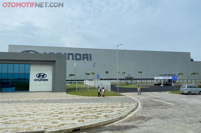 Pabrik manufaktur Hyundai di Cikarang Jawa Barat.