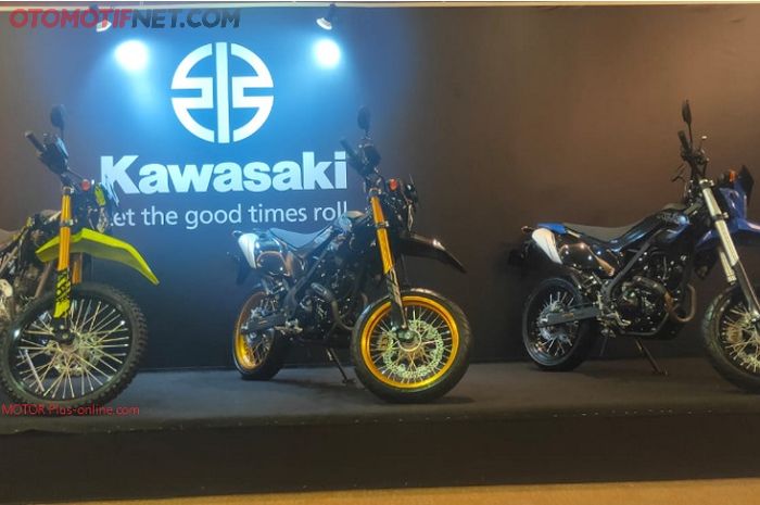 Motor terbaru Kawasaki KLX 230 2022 series yang baru diluncurkan di PRJ Kemayoran langsung banjir diskon.