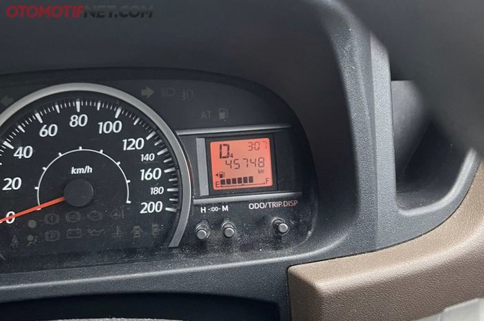 Odometer mobil mobil bekas yang normal (foto ilustrasi)